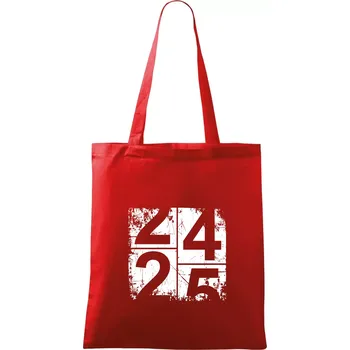 Tachometr 25 - Taška bavlněná - 42 x 38 cm ( Červená )