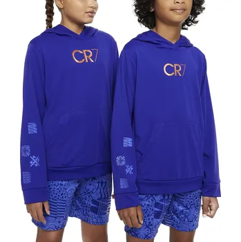 Pánská mikina Mikina s kapucí Nike CR7 Hoody Kids dv3121-471 Velikost XS (122-128 cm)