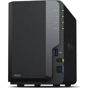 SYNOLOGY DS223 (použitý) Disc Station datové úložiště (pro 2x HDD, Realtek CPU RTD1619B, 2GB DDR4 RAM, NAS), DS223_RMA