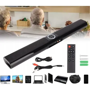 VÝKONNÝ SOUNDBAR Bluetooth 5.0 TWS k TV, domácí kino, subwoofer