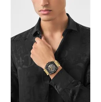 Módní doplněk PHILIPP PLEIN Hodinky 24761 Zlatá OS