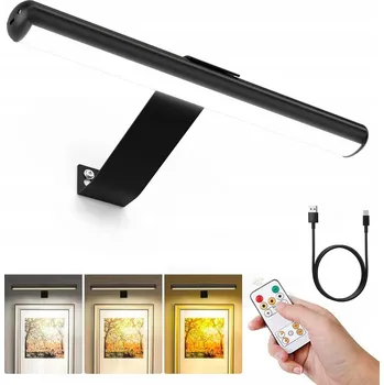 Nástěnné svítidlo LED Lampa do Koupelny 30cm Nástěnné Svítidlo na zrcadlo Skříňku 3 Barvy + dálkový ovladač