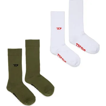 Dětské ponožky s bavlnou Diesel ZSENDYBIPACK SOCKS 2-pack J02694.KYA0U bílá 00X, vel. 30/34