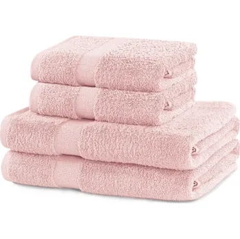 Ručník Sada růžových ručníků DecoKing Niki, velikost 2*70x140+2*50x100