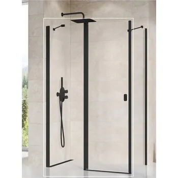 Ravak Chrome Sprchové dveře 100 Transparent černá 1QVA0300Z1 CRV2-100