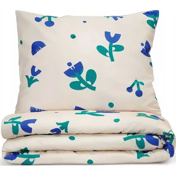 Povlečení Povlečení s grafickými tulipány 160x200 + 2x 50x60 cm