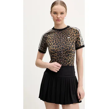 Tričko adidas Originals Cali JW7304 hnědá 88X, vel. S