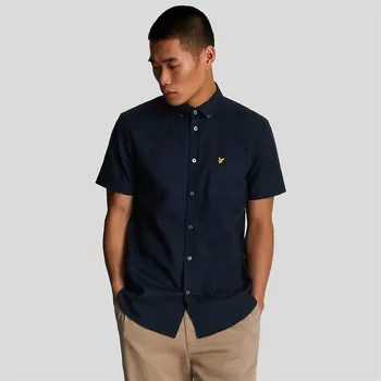 Pánská košile Košile Lyle and Scott Navy 2394232 S