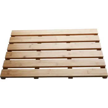 Protiskluzová podložka Protiskluzová podložka do koupelny KLERA přírodní lakovaný bambus VÝPRODEJ