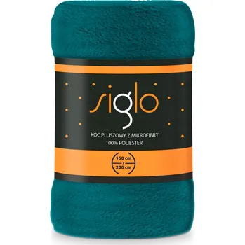 deka Plyšová deka 150x200 Mikrovlákno SIGLO Tyrkysová