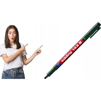 Permanentní popisovač Edding černý 1 ks