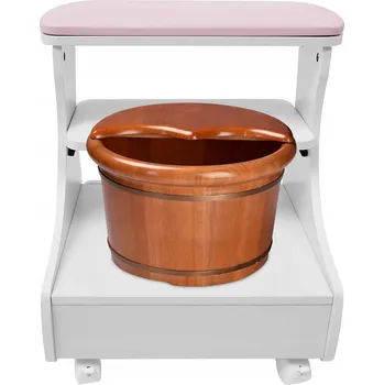 Podnožka pro pedikúru a manikúru, Stolička pod nohy s kolečky