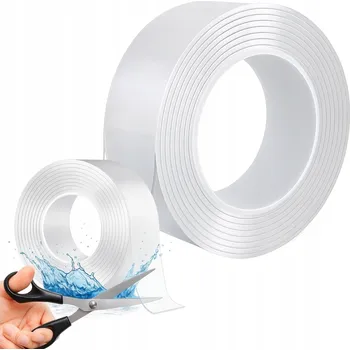 Lepicí páska Nano páska opakovaně použitelná oboustranná voděodolná samolepicí 5 m 1 mm