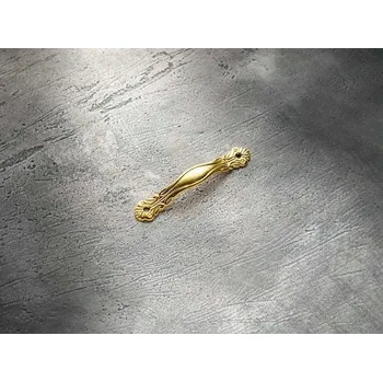 Obraz Nábytková úchytka pro decoupage, zlatý, 82x12mm