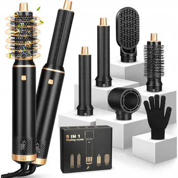 Fén Suszarka do włosów černý 1000 W s ionizací a 5 vyměnitelnými nástavci