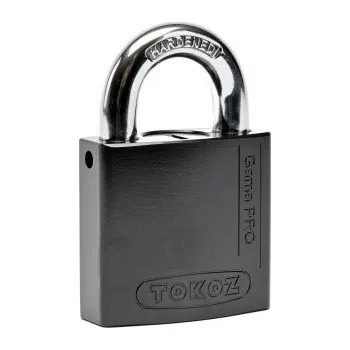 Visací zámek Visací zámek TOKOZ GAMA 60 OS Black 6 klíčů
