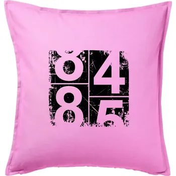Polštář Tachometr 85 - Polštář 50x50 - 50x50 - Pouze potah ( Růžová )