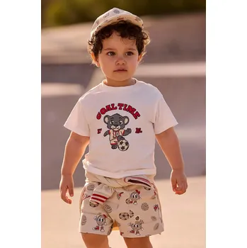 Kojenecké oblečení Dětské bavlněné šortky Mayoral 1218.3E.Baby.PPY2 béžová 80X, vel. 74