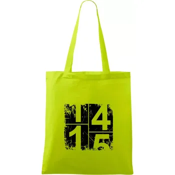 Tachometr 15 - Taška bavlněná - 42 x 38 cm ( Limetková )