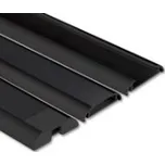 Přisazený hliníkový profil McLED PX2 40x9mm včetně difuzoru 2m černý ML-761.305.86.2