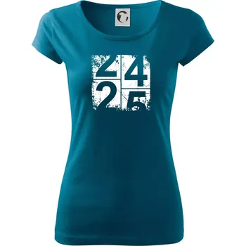 Dámské tričko Tachometr 25 - Dámské triko Pure - S ( Petrolejová )