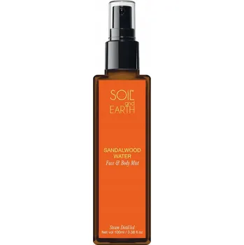 Přípravek na čištění pleti a oči Soil and Earth Santalové Dřevo Voda 100ml mlha