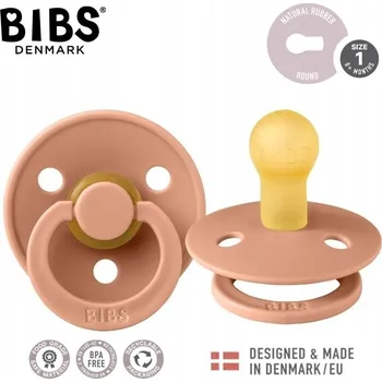 dudlíky Kulatý gumový Dudlík Bibs 0 +