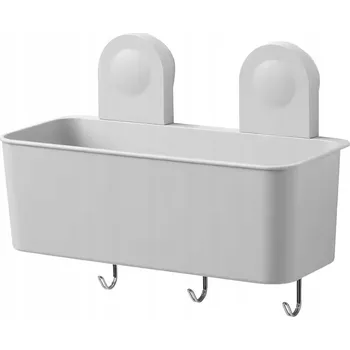 Obraz IKEA RANEN Košík s přísavkami a háčkem do sprchy