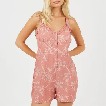 Dámský overall Brave Soul Pink Leaf 119083 10 (S)