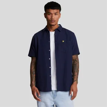 Pánská košile Košile Lyle and Scott Navy 7876539 S