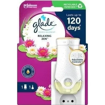 Osvěžovač vzduchu GLADE Relaxing Zen elektrický osvěžovač vzduchu + náplň 20ml