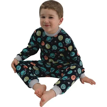 Dívčí pyžamo ESITO Dětské BIO pyžamo Vesmír Vel. 104