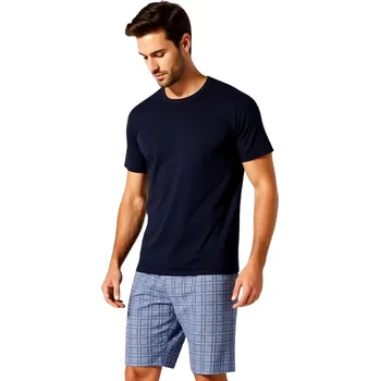 Pánské pyžamo Pánské Pyžamo Krátké FOLTÝN PK 326 Velikost: 4XL