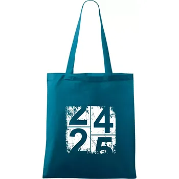 Tachometr 25 - Taška bavlněná - 42 x 38 cm ( Petrolejová )