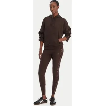 Pánská mikina adidas Mikina Seasonal Essentials Leopard Print KA4683 Hnědá Loose Fit S