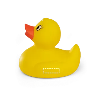 DUCK. Žlutá kačenka z PVC 600 boční část těla 2, 25 x 7 Tampontisk, 1 barva