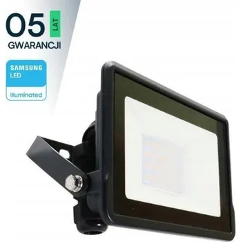 LED reflektor 20W 4000K 1510lm Černý