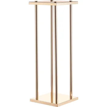 Stojan na květiny Vevor Stojany na květiny 10 ks, 60 cm sloupové, kovová laminace, zlaté