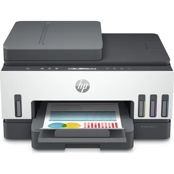 Tiskárna HP All-in-One Ink Smart Tank 750 (A4, 15/9 ppm, Duplex,USB, Wi-Fi, Print, Scan, Copy, ADF)
