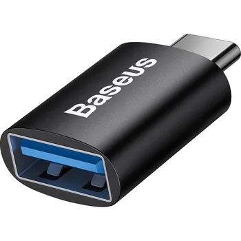 Datové redukce Baseus - mini OTG adaptér řady Ingenuity (ZJJQ000001) - Type-C na USB-A 3.1 - černý