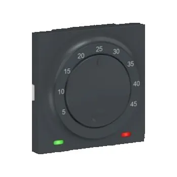 vypínač SCHNEIDER ELECTRIC Termostat Unica podlahový otočný 2m antr NU350354