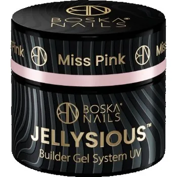 Lak na nehty Jellysious Miss Pink Boska Nails UV Stavební gel želé 5 ml