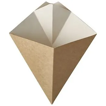 Jednorázové nádobí Papstar Kornout na hranolky 100g, 50ks