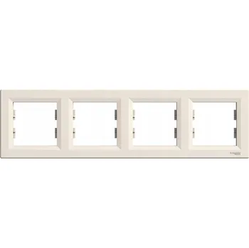 Rámeček čtyřnásobný Schneider Electric béžový