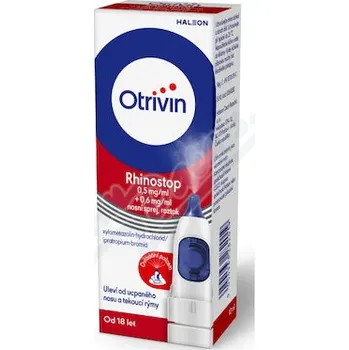 Lék na kašel, rýmu a nachlazení Otrivin Rhinostop 0.5mg+0.6mg/ml nas.spr.1x10ml