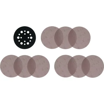 Dílna MILWAUKEE Sada brusných pásů Mesh Pad Saver HL, 75mm, 10ks