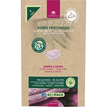 Vůně do bytu Osvěžovač do skříně Ecopack Cristalinas Vůně čistoty 7 g