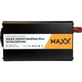 Měnič napětí MĚNIČ NAPĚTÍ 12V 230V INVERTER DO AUTA SINUS MODIFIKOVANÝ 500W / 1000W