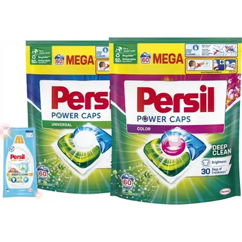 Kapsle na praní Persil Power Caps prací kapsle MIX sada 120 ks + dárek