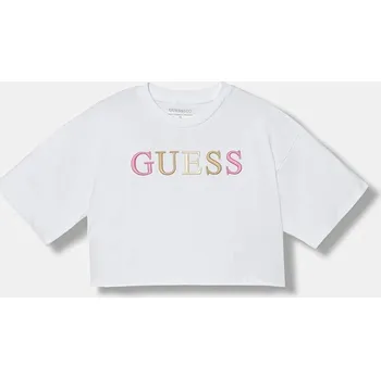 Dětské bavlněné tričko Guess J6RI11.KCNQ4.PPY2 bílá 00X, vel. 136-146